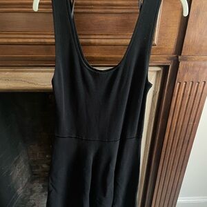 Ann Taylor Small Elegant Black Sleeveless Dress with Cutouts